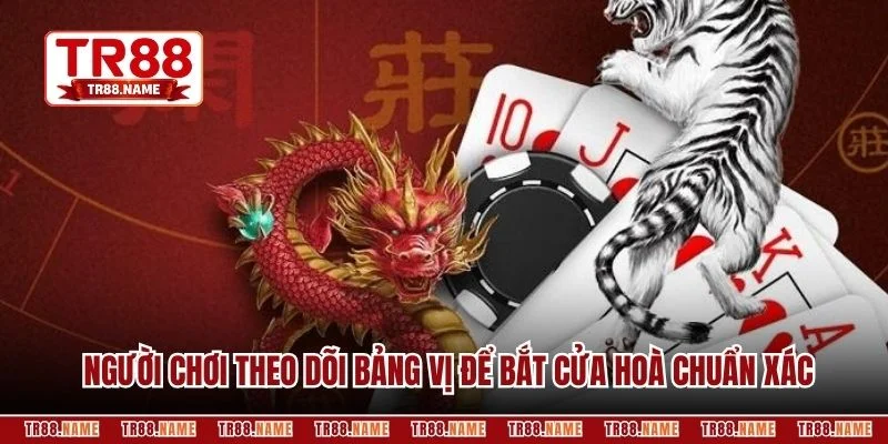 Người chơi theo dõi bảng vị để bắt cửa hoà chuẩn xác